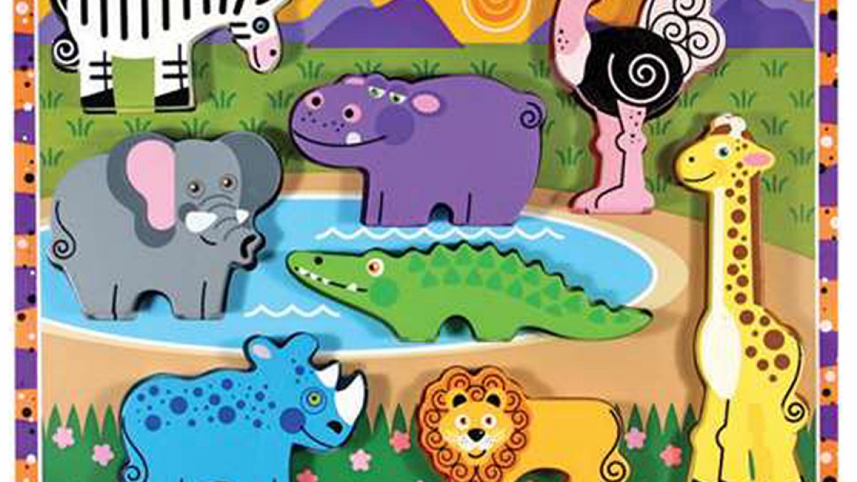 Chunky Puzzle, Safari - Melissa & Doug