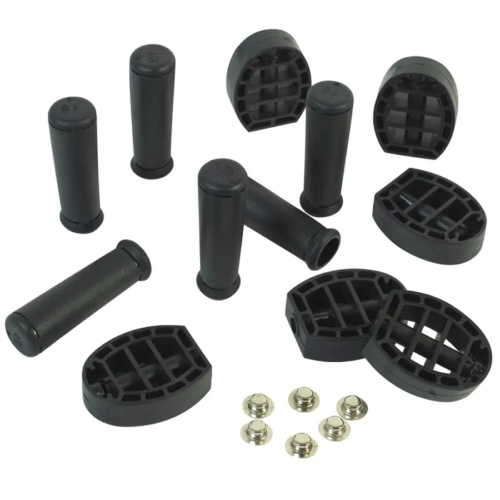 Angeles ClassicRider Black Pedal & Handgrip Replacement Set