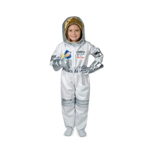 Astronaut costume with girl