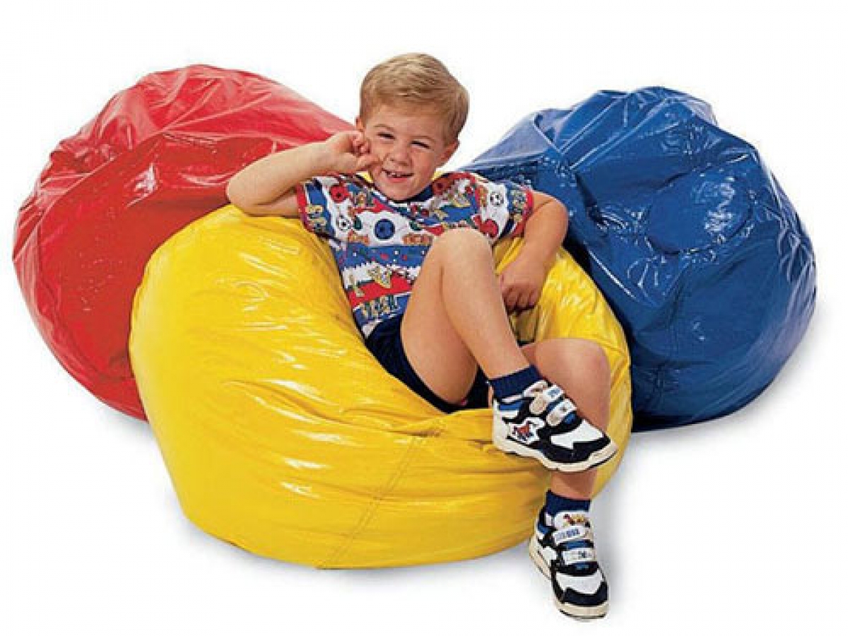 Red beanbag best sale