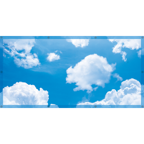 Calming Covers Fluorescent Light Covers - Clouds