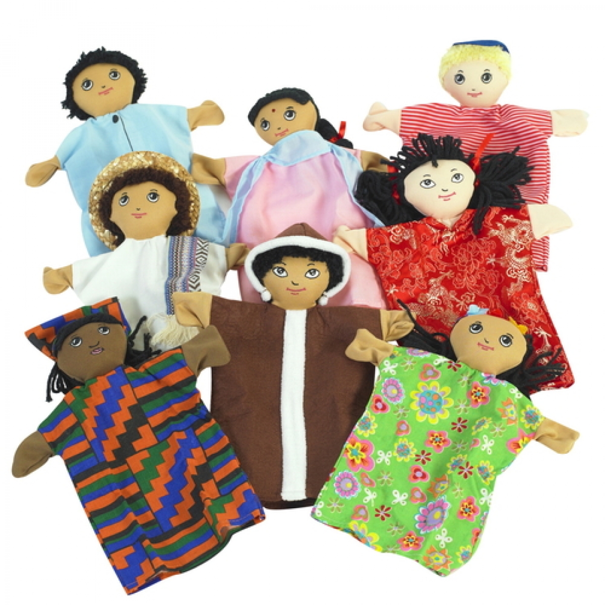 Family & Friends Puppets - Set of 8