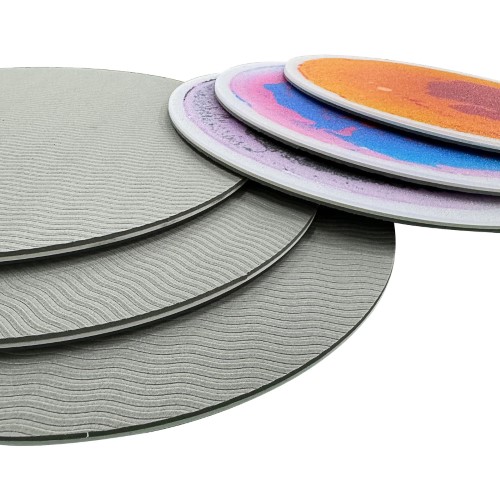 Kore Design Liquid Floor Tiles - Assorted Color - Disc - 12” - 1 Set - 9 Pcs Per Set