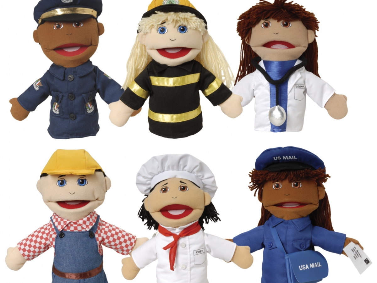 Mega Mouth Hand Puppets - Dental Educational Supplies - 6 per Pack