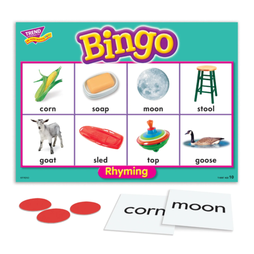 Rhyming Bingo Game