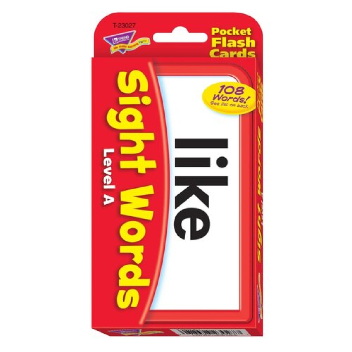 Sight Words Level A Pocket Flash Cards - Sight Words Flash Cards