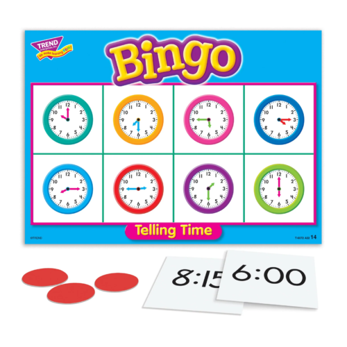 Telling Time Bingo Game 2