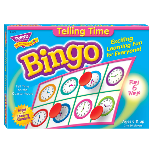 Telling Time Bingo Game